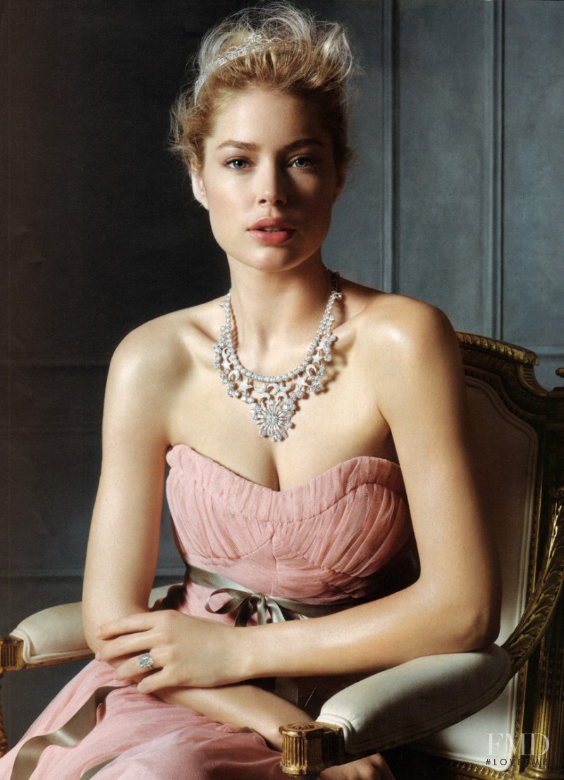 Doutzen Kroes featured in  the Tiffany & Co. advertisement for Holiday 2012
