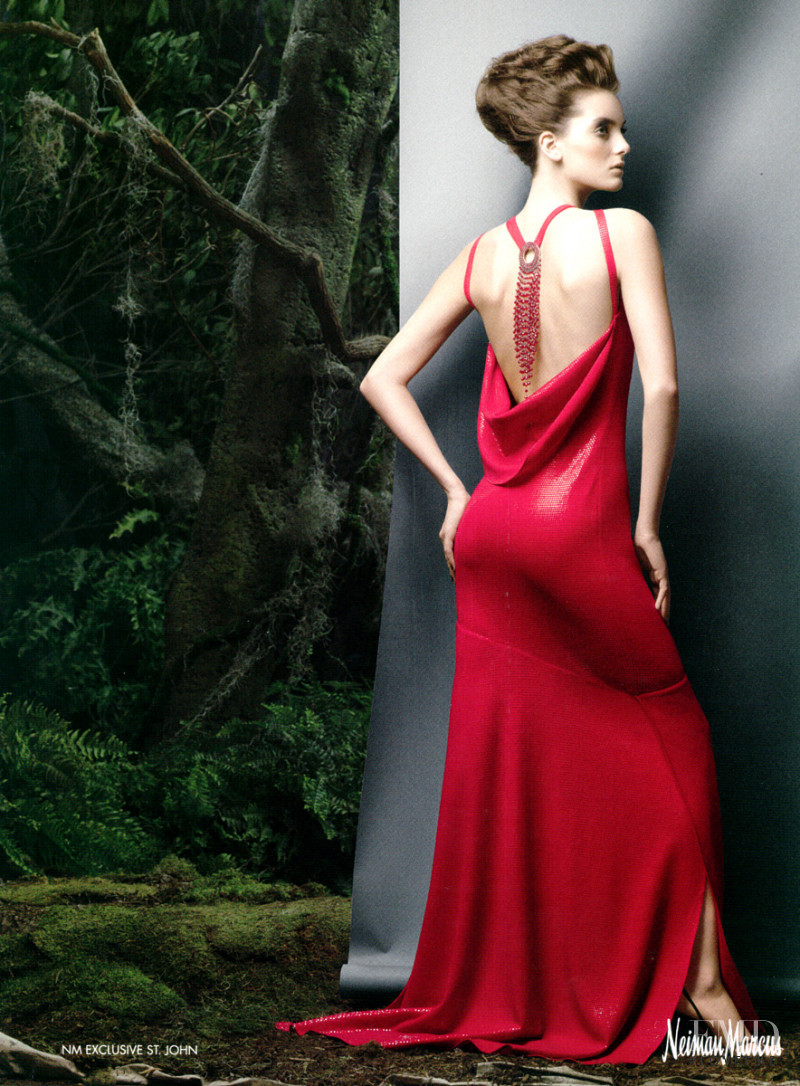 Denisa Dvorakova featured in  the Neiman Marcus advertisement for Autumn/Winter 2008