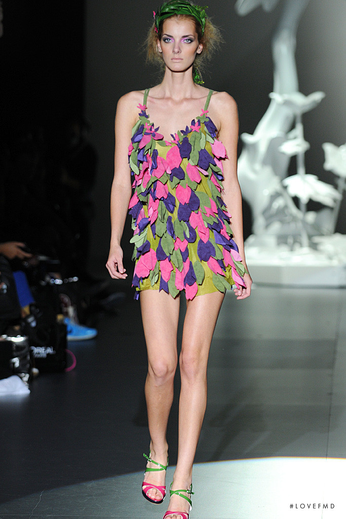 Denisa Dvorakova featured in  the Dolores Cortés fashion show for Spring/Summer 2012
