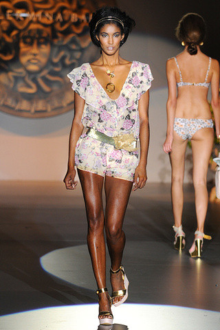 Sessilee Lopez featured in  the Guillermina Baeza fashion show for Spring/Summer 2012