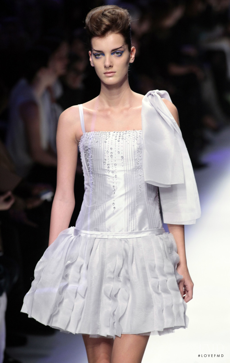 Denisa Dvorakova featured in  the Shiatzy Chen fashion show for Spring/Summer 2010