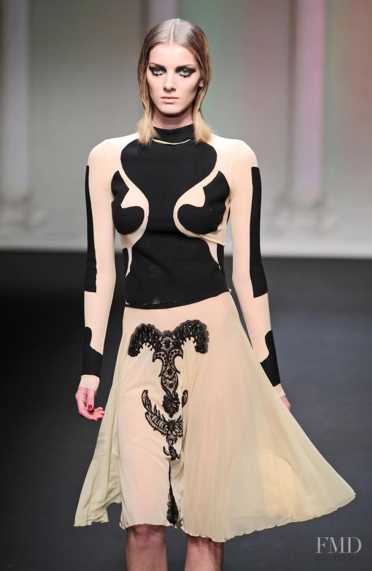 Denisa Dvorakova featured in  the Ingrid Vlasov fashion show for Autumn/Winter 2010