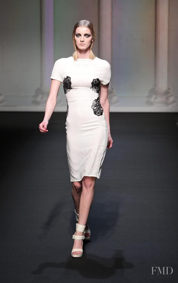 Denisa Dvorakova featured in  the Ingrid Vlasov fashion show for Autumn/Winter 2010