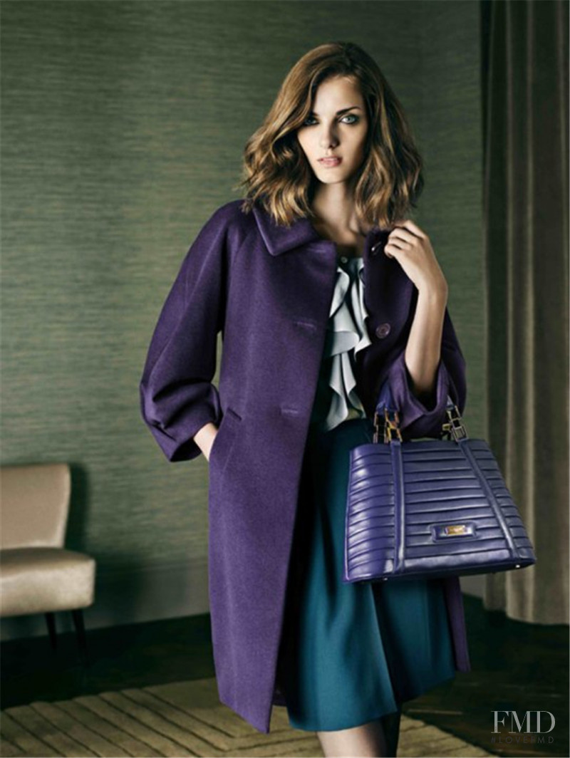 Denisa Dvorakova featured in  the L.K. Bennett advertisement for Autumn/Winter 2009