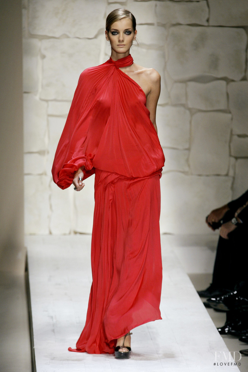 Denisa Dvorakova featured in  the Salvatore Ferragamo fashion show for Spring/Summer 2009