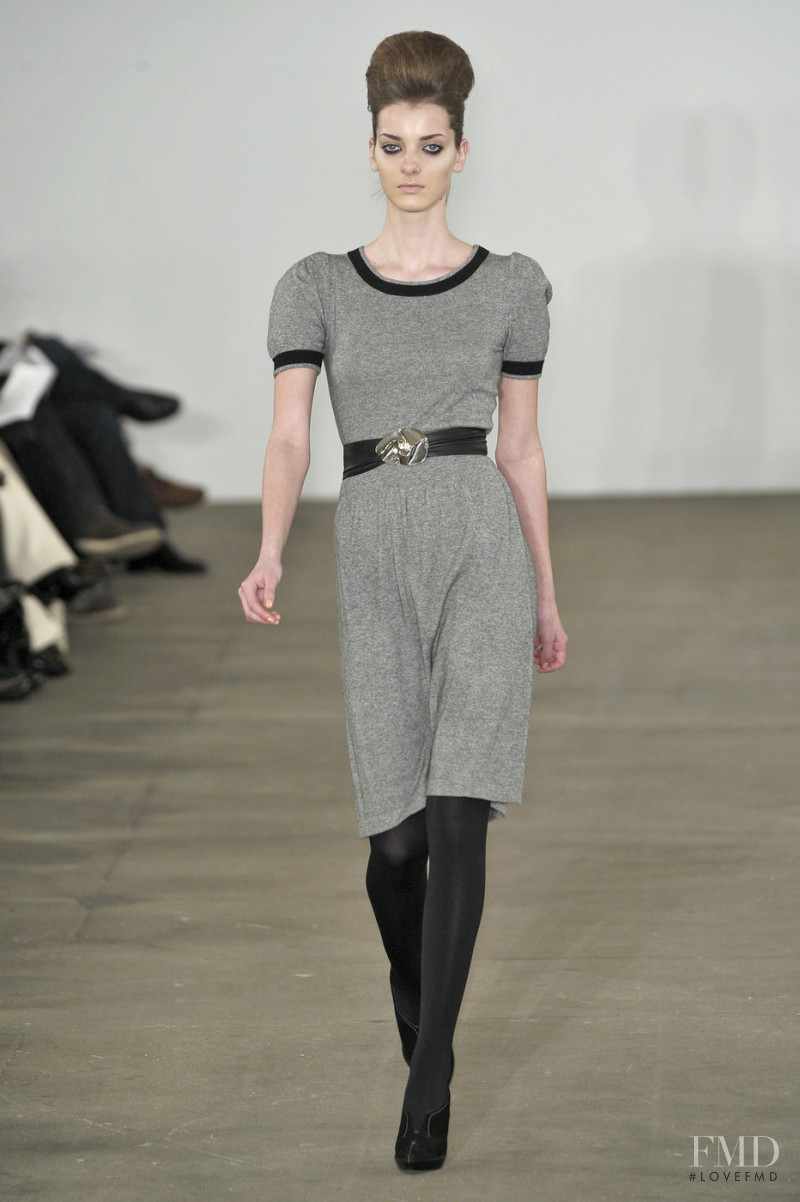 Denisa Dvorakova featured in  the Behnaz Sarafpour fashion show for Autumn/Winter 2009