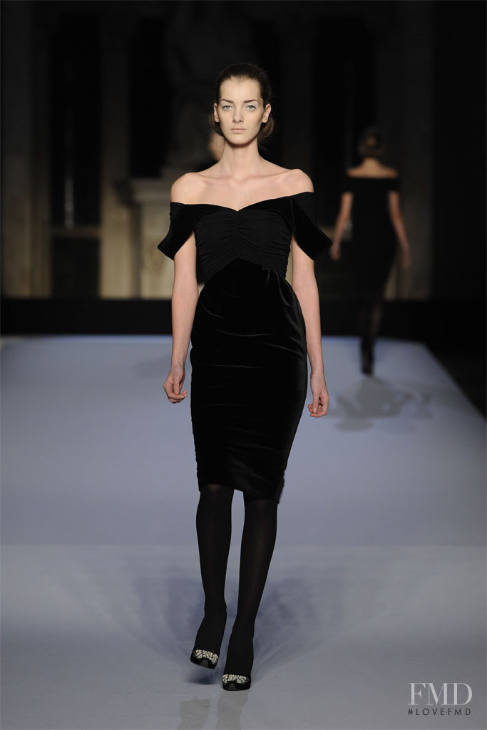 Denisa Dvorakova featured in  the Giambattista Valli fashion show for Pre-Fall 2009