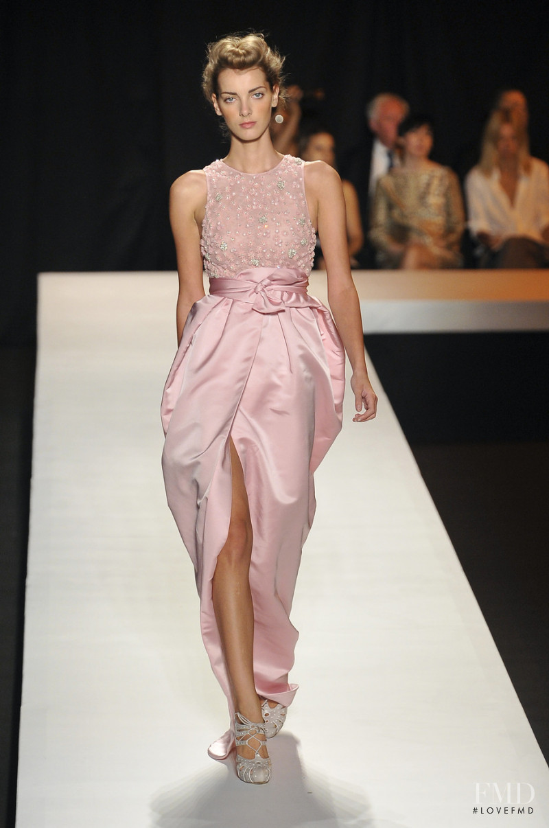Denisa Dvorakova featured in  the Isaac Mizrahi fashion show for Spring/Summer 2009