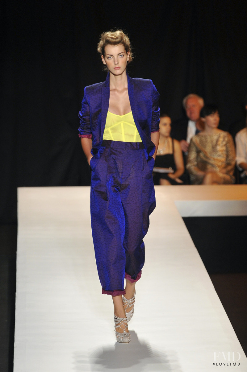 Denisa Dvorakova featured in  the Isaac Mizrahi fashion show for Spring/Summer 2009