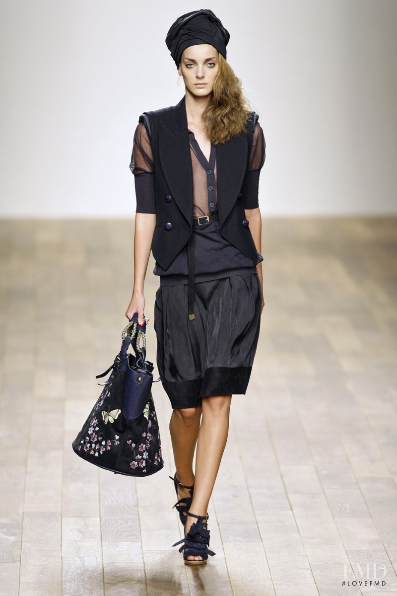 Denisa Dvorakova featured in  the Gaetano Navarra fashion show for Spring/Summer 2009
