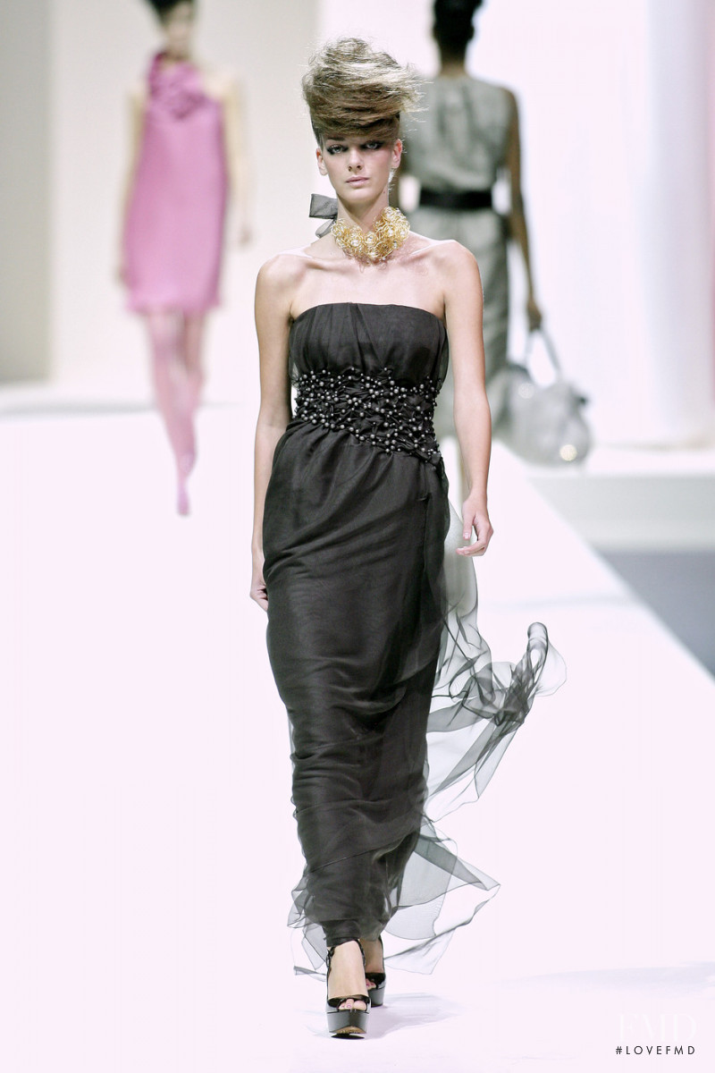 Denisa Dvorakova featured in  the Moschino fashion show for Spring/Summer 2009