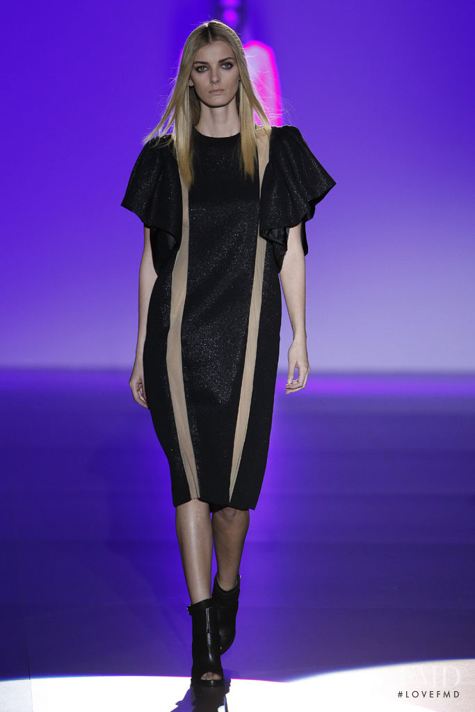 Denisa Dvorakova featured in  the Juana Martin fashion show for Autumn/Winter 2014