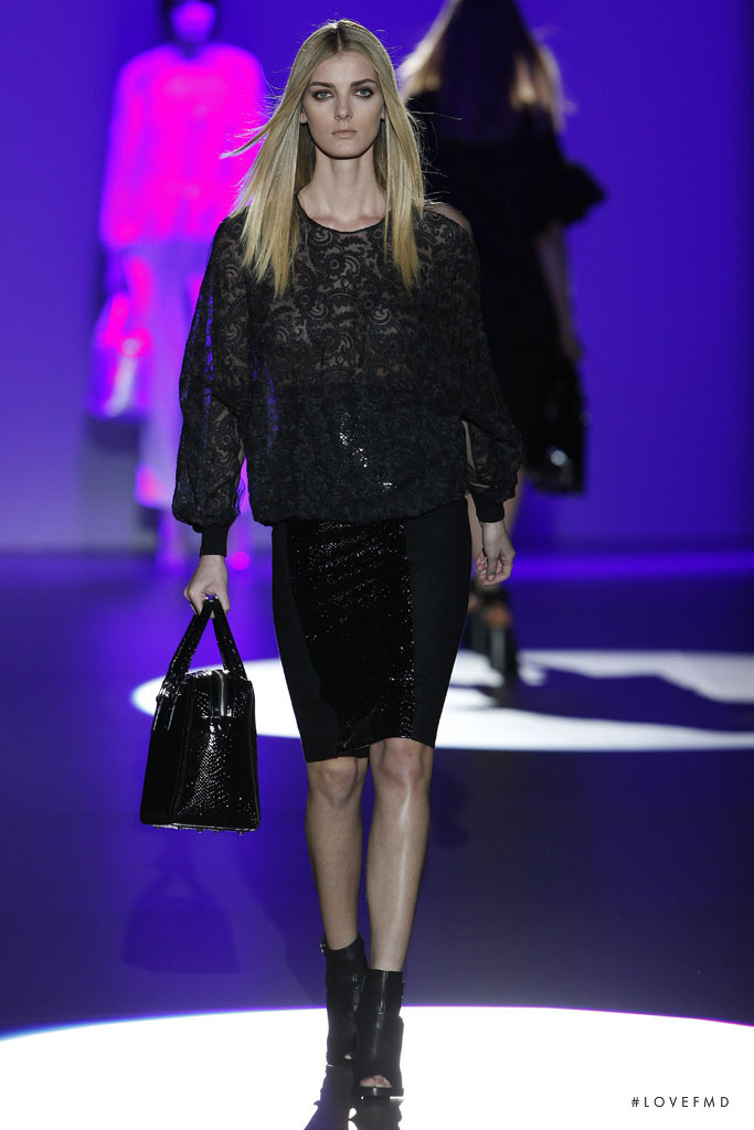 Denisa Dvorakova featured in  the Juana Martin fashion show for Autumn/Winter 2014