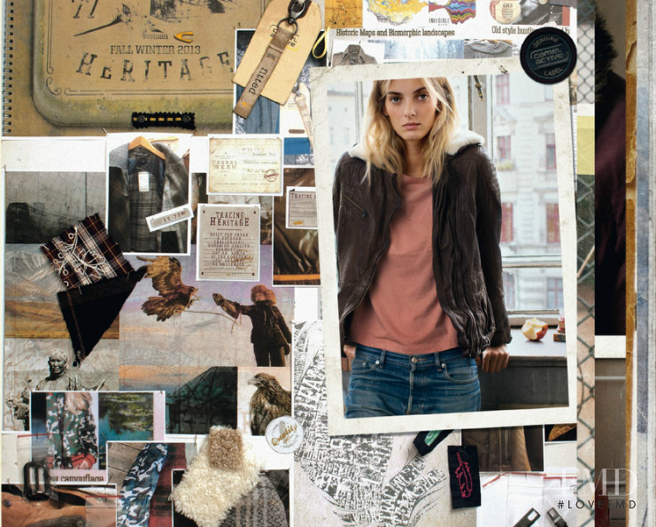 Denisa Dvorakova featured in  the Camel Active lookbook for Autumn/Winter 2013