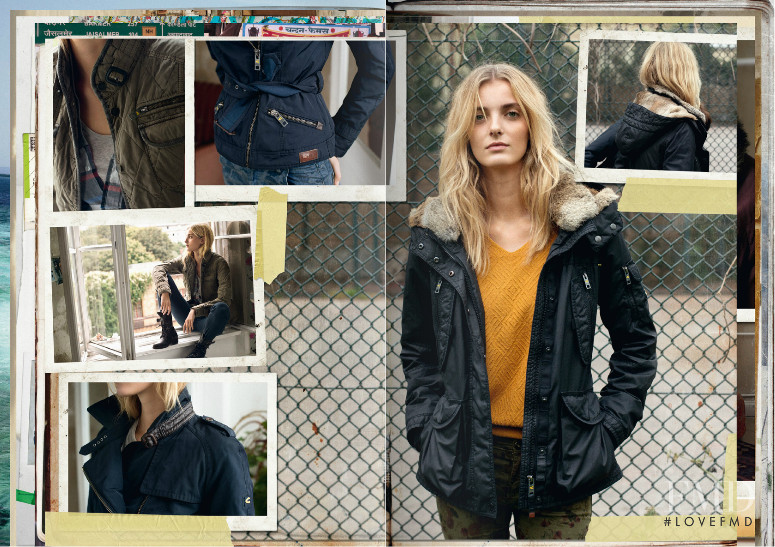 Denisa Dvorakova featured in  the Camel Active lookbook for Autumn/Winter 2013