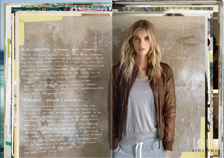 Denisa Dvorakova featured in  the Camel Active lookbook for Autumn/Winter 2013