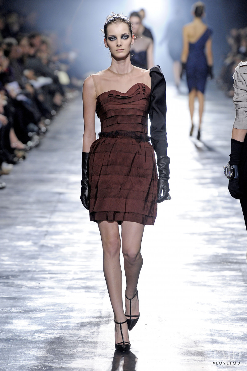 Denisa Dvorakova featured in  the Lanvin fashion show for Autumn/Winter 2008