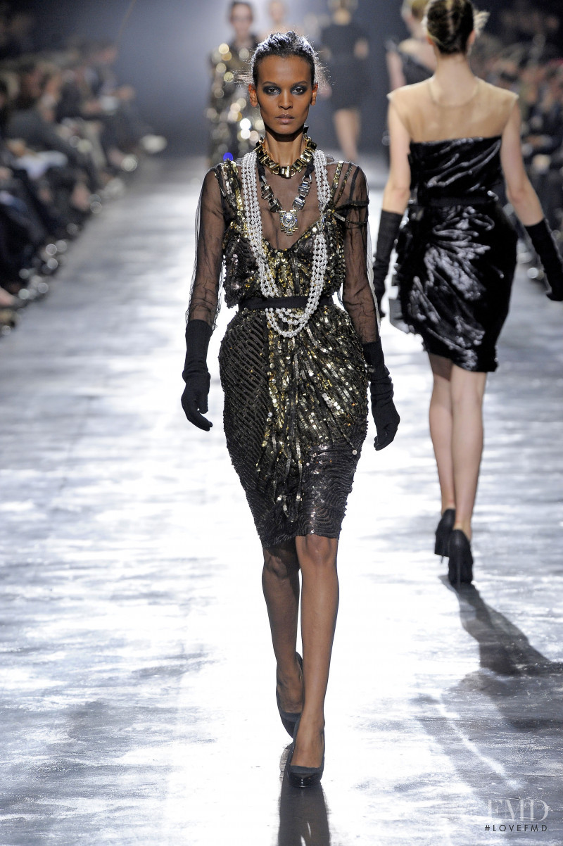 Liya Kebede featured in  the Lanvin fashion show for Autumn/Winter 2008