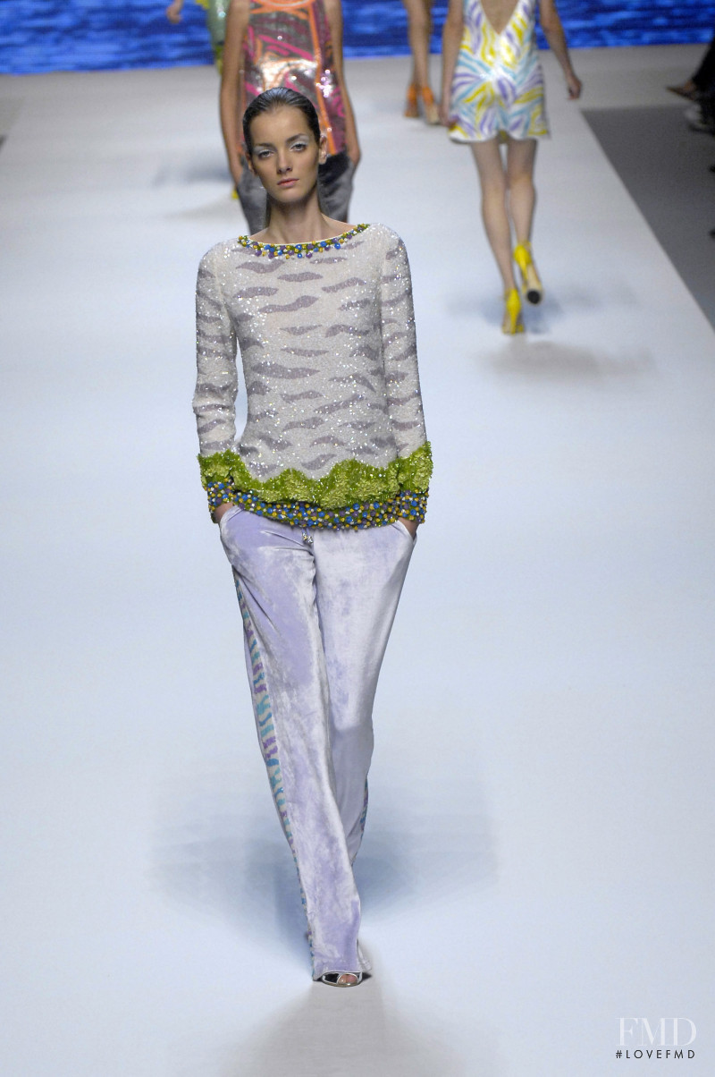 Denisa Dvorakova featured in  the Blumarine fashion show for Spring/Summer 2008