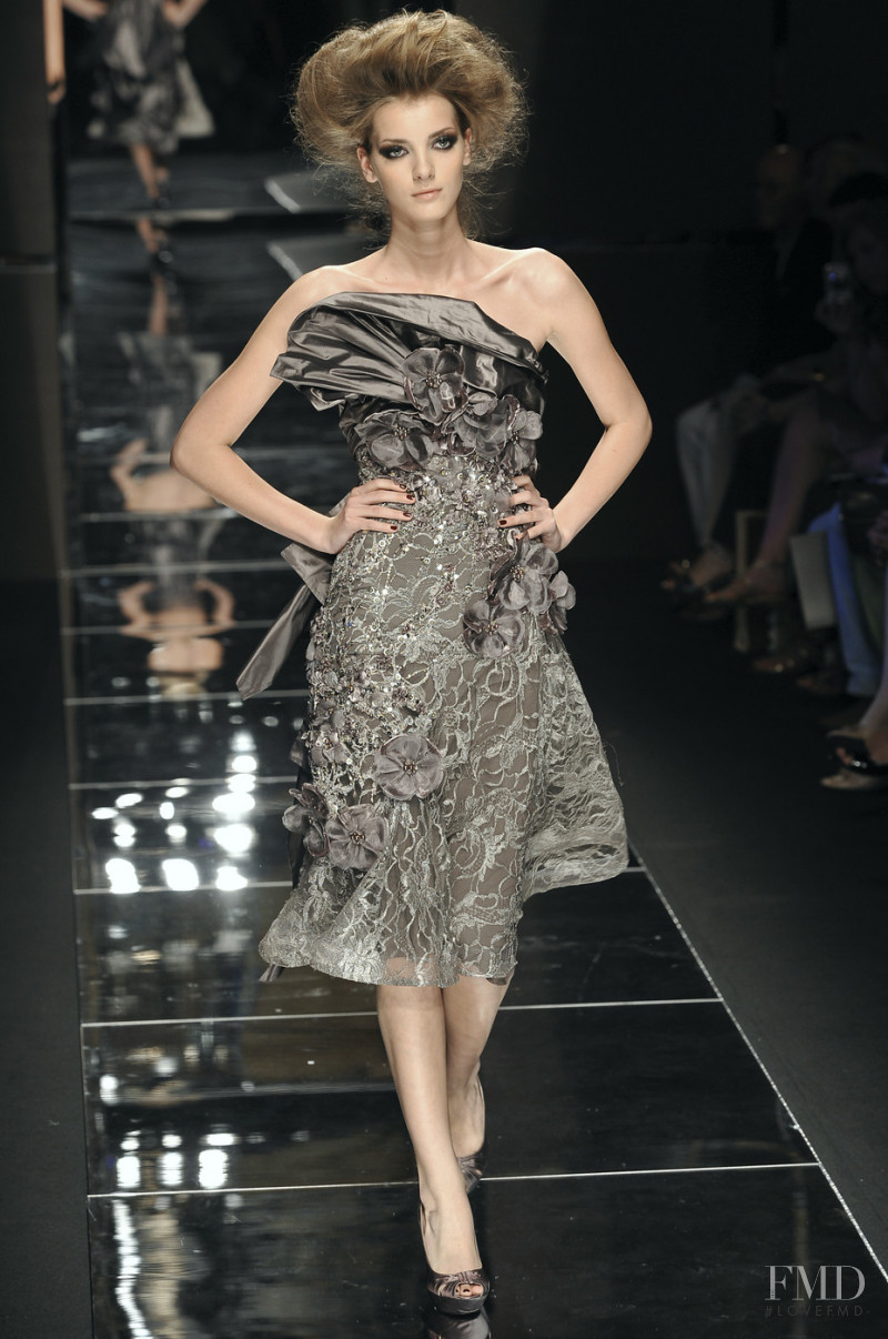 Denisa Dvorakova featured in  the Elie Saab fashion show for Autumn/Winter 2008