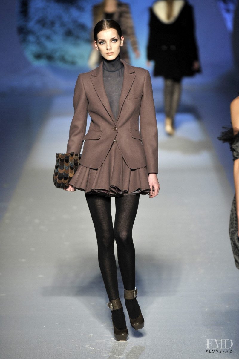 Denisa Dvorakova featured in  the Etro fashion show for Autumn/Winter 2008