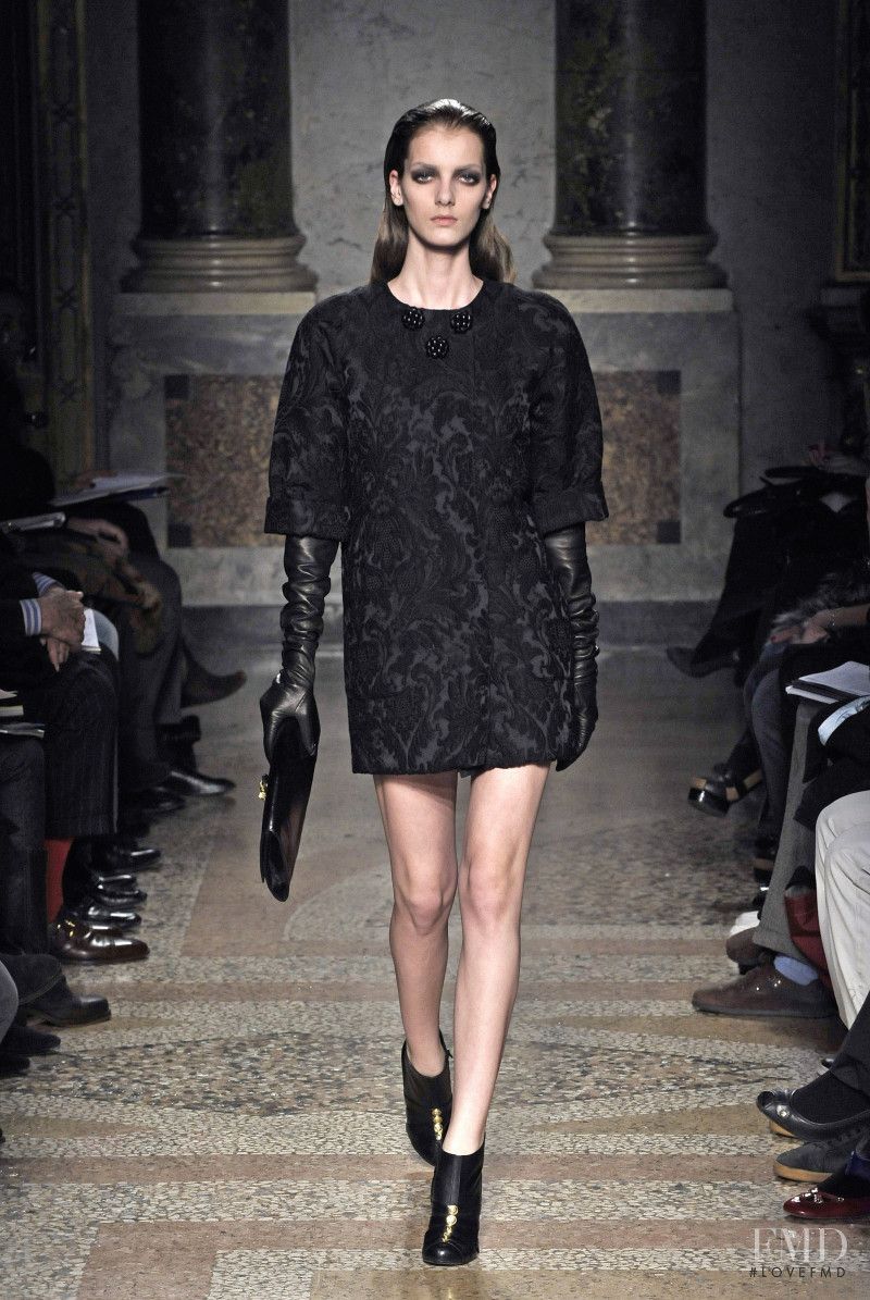 Denisa Dvorakova featured in  the Francesco Scognamiglio fashion show for Autumn/Winter 2008