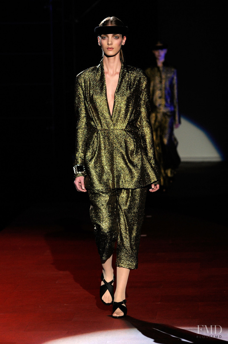 Denisa Dvorakova featured in  the Marc Jacobs fashion show for Autumn/Winter 2008