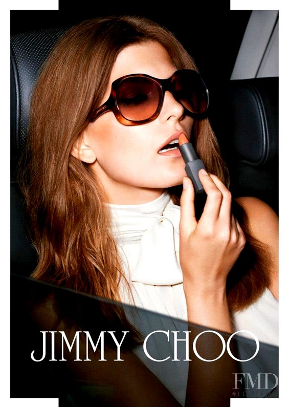 Valerija Kelava featured in  the Jimmy Choo advertisement for Spring 2013