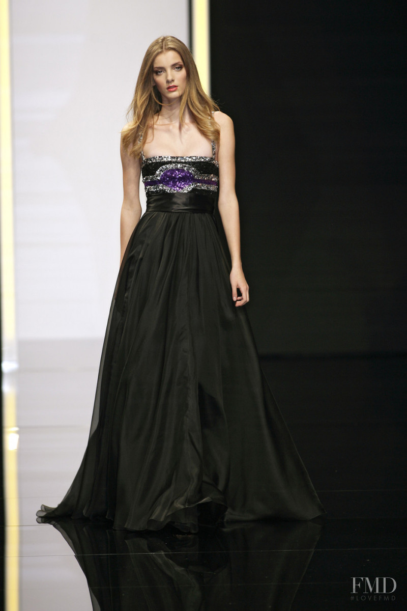 Denisa Dvorakova featured in  the Elie Saab fashion show for Spring/Summer 2008