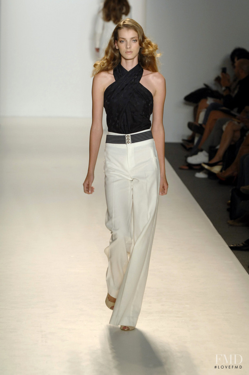 Denisa Dvorakova featured in  the Chaiken fashion show for Spring/Summer 2008