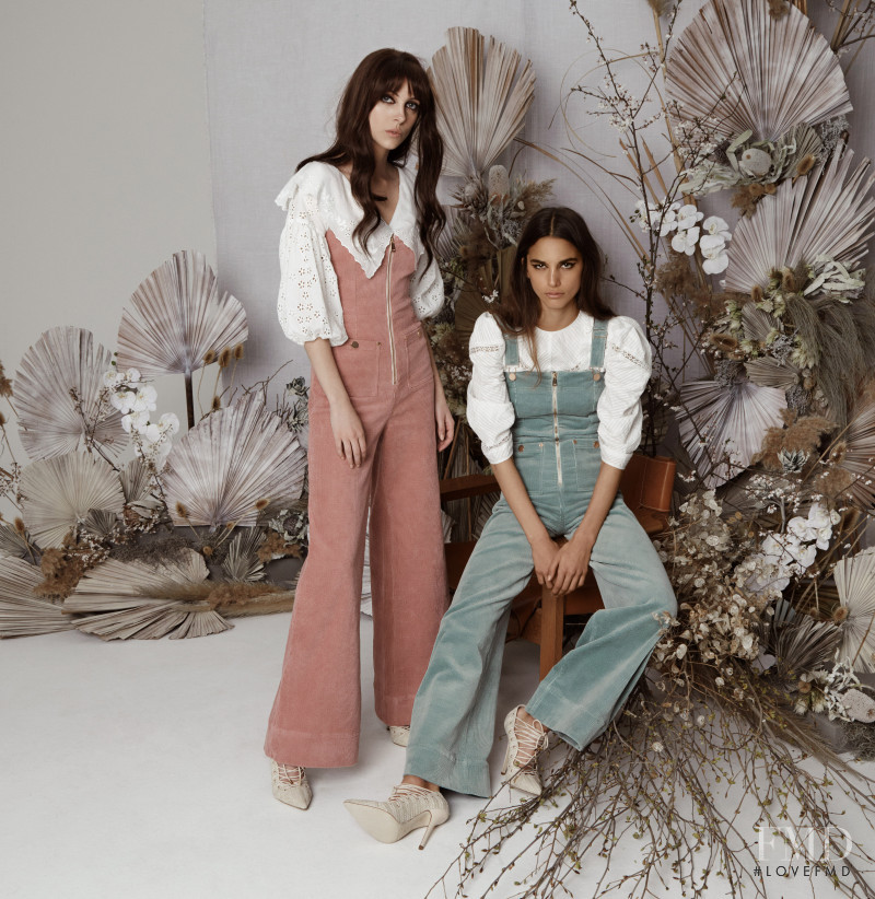 Milagros Pineiro featured in  the Alice McCall advertisement for Autumn/Winter 2019
