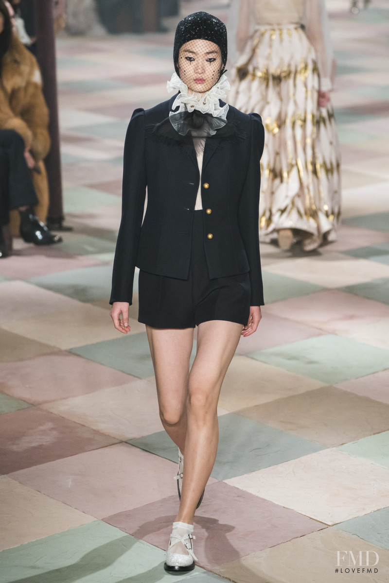 Hyun Ji Shin featured in  the Christian Dior Haute Couture fashion show for Spring/Summer 2019
