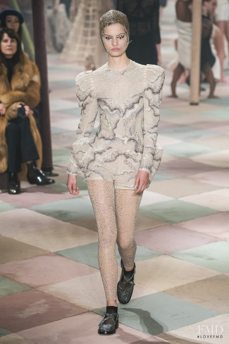 Faretta Radic featured in  the Christian Dior Haute Couture fashion show for Spring/Summer 2019