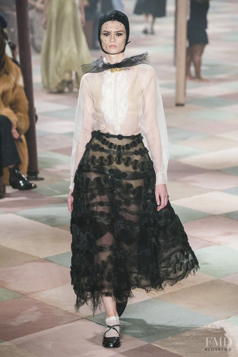 Lara Mullen featured in  the Christian Dior Haute Couture fashion show for Spring/Summer 2019