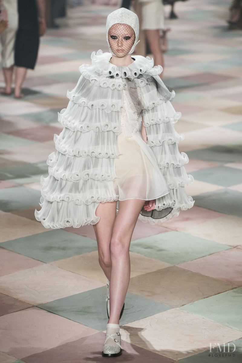 Sara Grace Wallerstedt featured in  the Christian Dior Haute Couture fashion show for Spring/Summer 2019