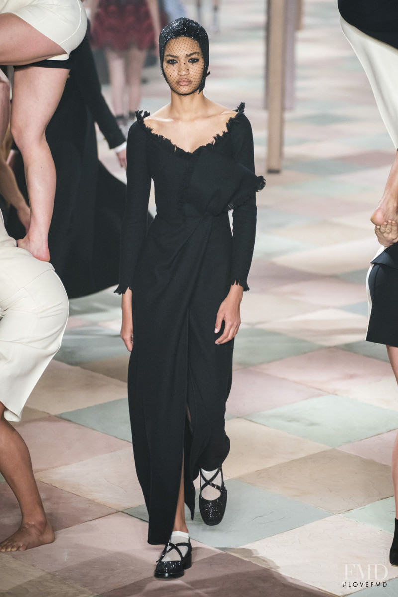 Anyelina Rosa featured in  the Christian Dior Haute Couture fashion show for Spring/Summer 2019