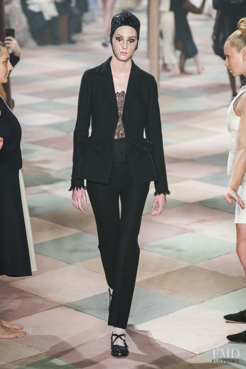 Evelyn Nagy featured in  the Christian Dior Haute Couture fashion show for Spring/Summer 2019