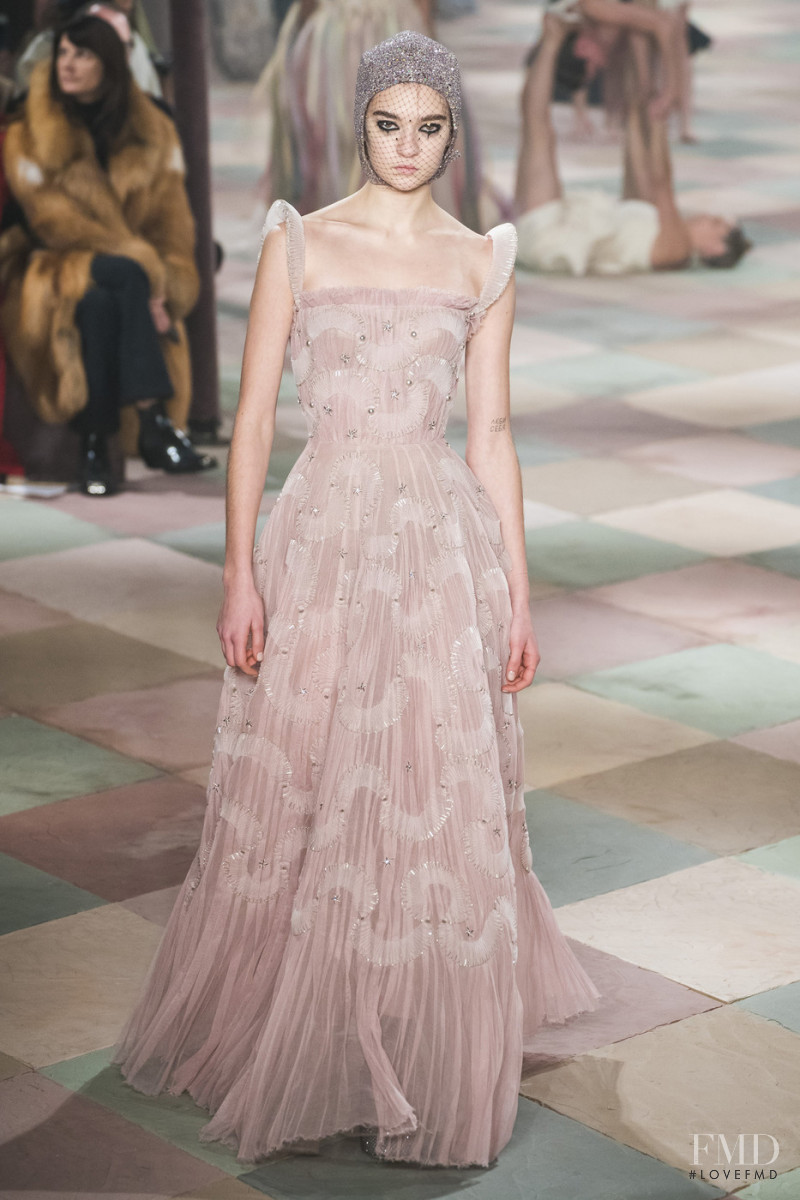 Yuliia Ratner featured in  the Christian Dior Haute Couture fashion show for Spring/Summer 2019