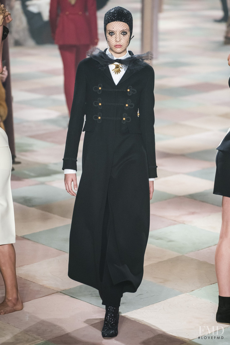 Charlotte Rose Hansen featured in  the Christian Dior Haute Couture fashion show for Spring/Summer 2019