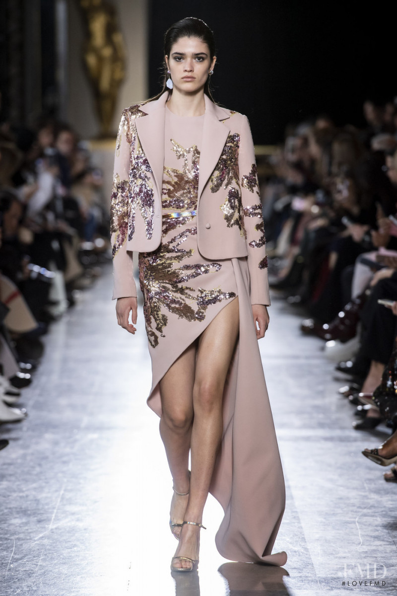 Alexandra Maria Micu featured in  the Elie Saab Couture fashion show for Spring/Summer 2019