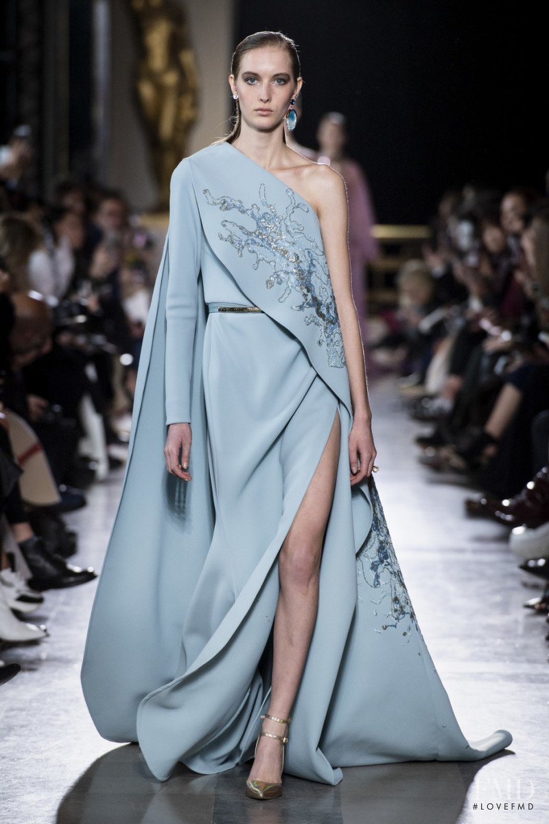 Kateryna Zub featured in  the Elie Saab Couture fashion show for Spring/Summer 2019