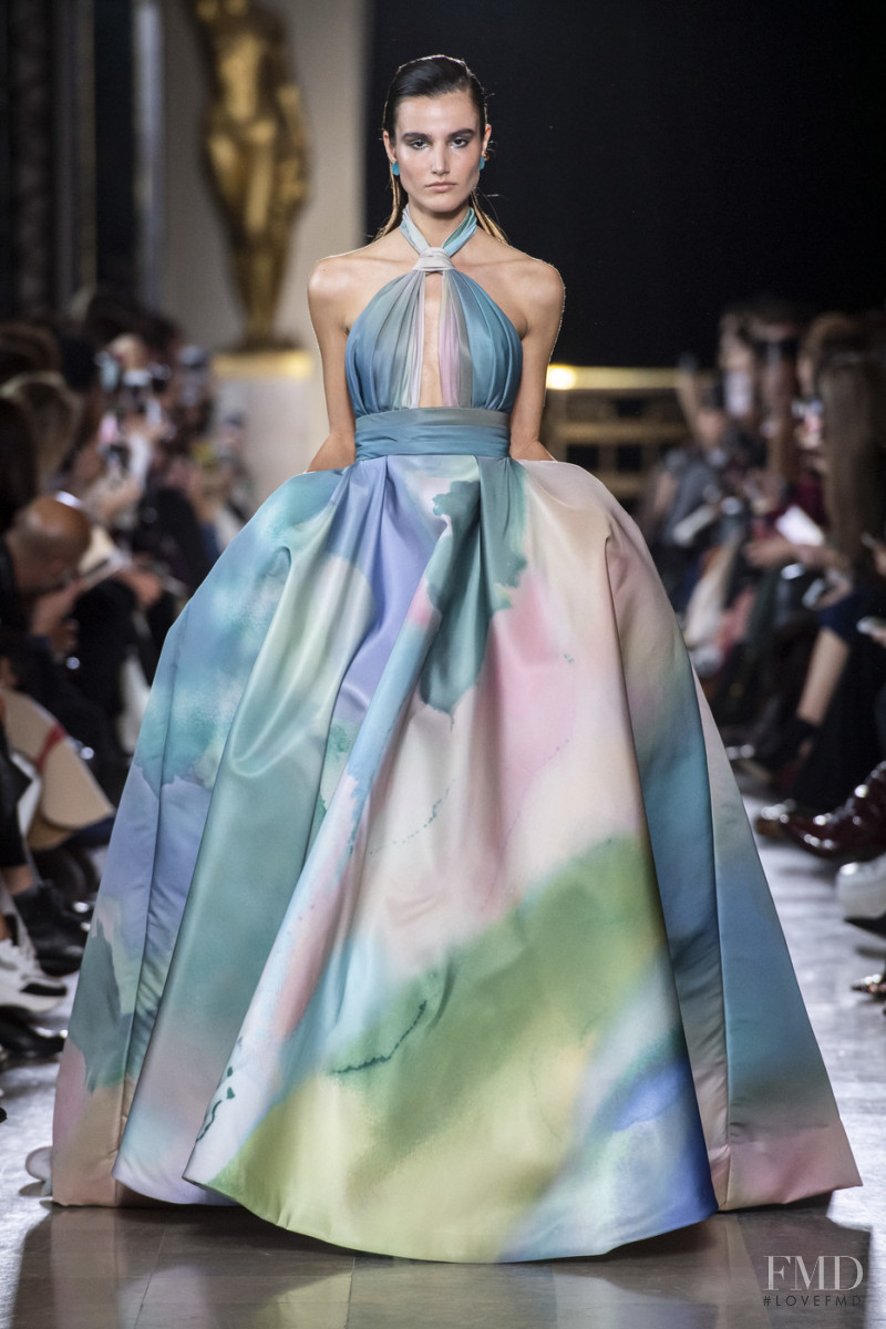 Mishka Ivana Anic featured in  the Elie Saab Couture fashion show for Spring/Summer 2019