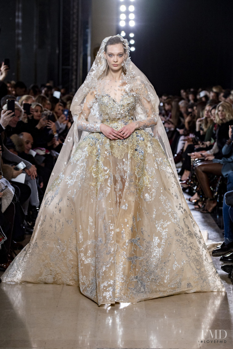 Tanya Katysheva featured in  the Elie Saab Couture fashion show for Spring/Summer 2019