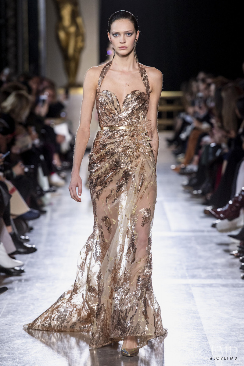 Anniek Verfaille featured in  the Elie Saab Couture fashion show for Spring/Summer 2019
