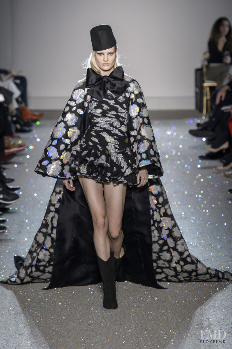 Nana Skovgaard Andersen featured in  the Giambattista Valli Haute Couture fashion show for Spring/Summer 2019