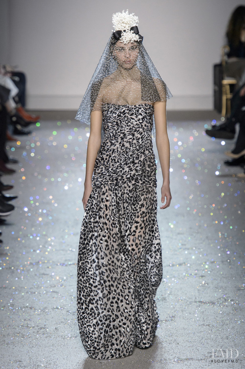 Emm Arruda featured in  the Giambattista Valli Haute Couture fashion show for Spring/Summer 2019