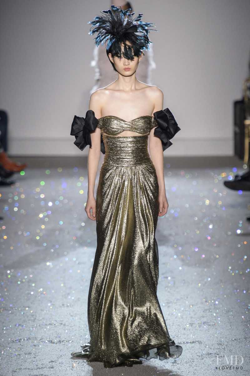 Hyun Ji Shin featured in  the Giambattista Valli Haute Couture fashion show for Spring/Summer 2019