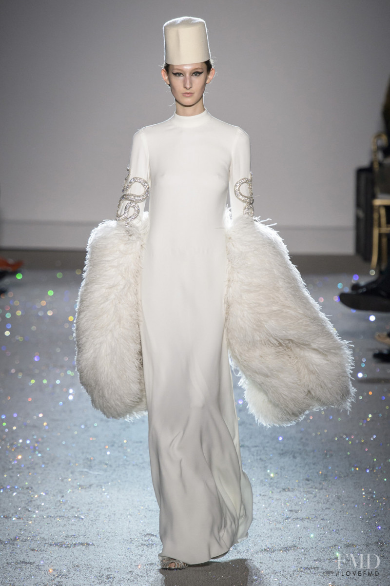 Jay Wright featured in  the Giambattista Valli Haute Couture fashion show for Spring/Summer 2019