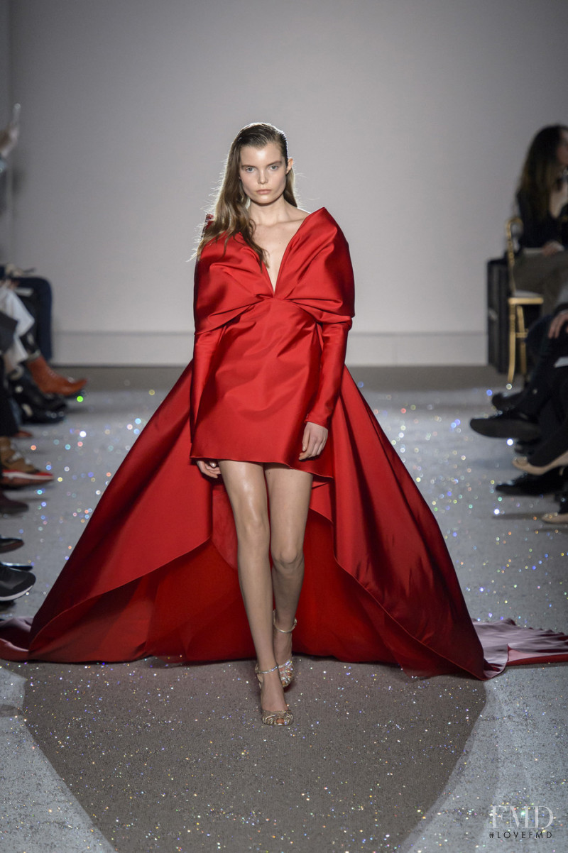 Michelle van Bijnen featured in  the Giambattista Valli Haute Couture fashion show for Spring/Summer 2019