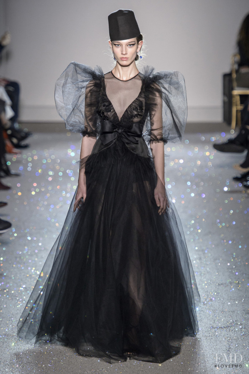 McKenna Hellam featured in  the Giambattista Valli Haute Couture fashion show for Spring/Summer 2019